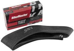 Tire Tube, Heavy-Duty, 100/100-18, Natural Rubber, Centered Straight Metal Pull-Through Valve Stem, Each