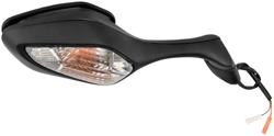 Mirror, OEM Replacement, Right Side, Flat, Manual Adjustment, Black Housing, for use on Honda®, Each