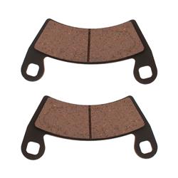 Brake Pads, Semi-Metallic, Polaris, Front, Rear, Set