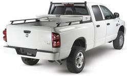 F250, F350 Side Rails, Aluminum, Black, Pair