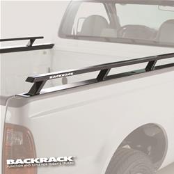 Bed Side Rails, Steel, Black Powdercoated, 8 ft. Bed, Chevrolet, GMC, Pair