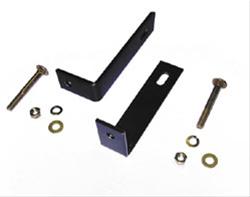 Light Bar Brackets, Steel, Black Powdercoated, for Use with Backrack Only, Pair