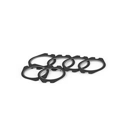 Exhaust Gaskets, Manifold, Graphite with Stainless Steel Ring, Round Port, Caterpillar, Kit