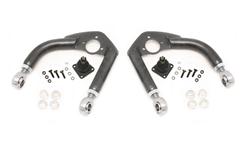 Control Arms, Tubular, Front, Upper, Steel, Black Hammertone Powdercoated, Chevy, Pontiac, Pair