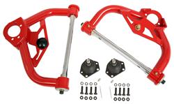 Control Arms, Tubular, Front, Upper, Steel Red Powdercoated, Buick, Chevy, Oldsmobile, Pontiac, Pair