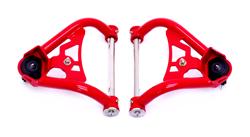 Control Arms, Tubular, Front, Upper, Steel, Red Powdercoated, Chevy, Buick, Oldsmobile, Pontiac, Pair