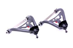 Control Arms, Tubular, Steel, Black Powdercoated, Front Upper, Chevy, Pontiac, Pair