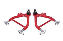 Control Arms, Tubular, Steel, Red Powdercoated, A-arms, Front, Lower, Coilover, Adjustable, Ford, Pair