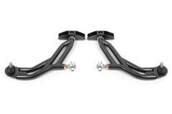 Control Arms, Tubular, Front, Lower, Steel, Adjustable, Black Hammertone Powdercoated, Ford, Pair