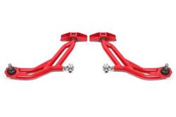 Control Arms, Tubular, Front, Lower, Steel, Adjustable, Red Powdercoated, Ford, Pair