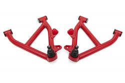 Control Arms, Tubular, Front Lower, Coilover Style, Steel, Red Powdercoated, Chevy, Pontiac, Kit