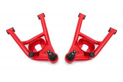 Control Arms, Tubular, Front, Lower, Steel, Red Powdercoated, Buick, Chevy, Oldsmobile, Pontiac, Pair