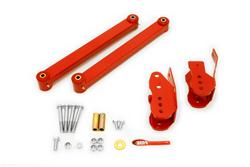 Control Arms, Boxed, Rear, Lower, Steel, Red Powdercoated, Ford, Kit