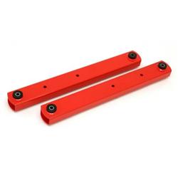 Control Arms, Tubular/Boxed, Rear, Lower, Steel, Red Powdercoated, GM, A-Body, Pair