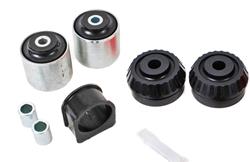 Front Suspension Bushing Kit, Polyurethane, Red/Black, Pontiac, Kit