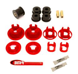 Bushings, Rear Cradle, Polyurethane, Red/Black, Street Version, Chevy, Kit