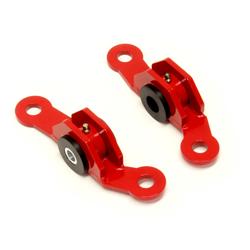 Control Arm Bushings, Upper Rear, Delrin, Red, Chevy, Pontiac, Kit