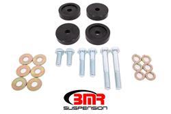 Differential Housing Mount Bushings, Lockout, Aluminum, Black Anodized, Ford, Kit