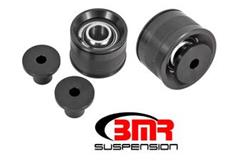 Radius Arm Bushings, Spherical Radius Rod Bearings, Billet Aluminum, Black Anodized, Chevrolet, Kit