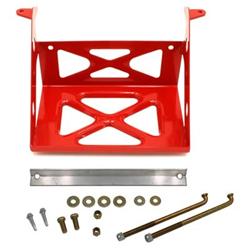 Battery Relocation Mount, Tray, Red Powdercoated, GM, F-Body, Each