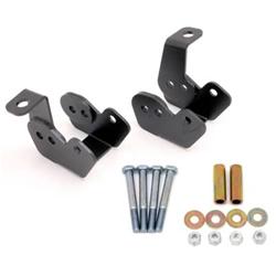 Control Arm Relocation Bracket, Rear, Lower, Steel, Black Hammertone Powdercoated, Bolt-On, GM, F-Body, Pair