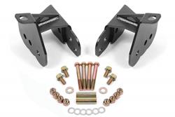 Control Arm Mounts, Control Arm Relocation Brackets, Bolt-on, Black Hammertone Powdercoated, Kit