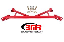 Chassis Brace, Front, 4-point, Lower K-member Position, Steel, Red Powdercoated, Ford, Each