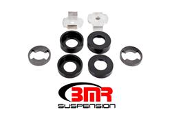 Cradle Bushings, Billet Aluminum, Black, with Lock Out, Ford, Kit