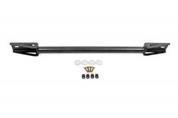 Chassis brace, front of k-member, chromoly, Black Hammertone, 2015-2020, S550 Mustang