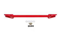 Chassis brace, front of k-member, chromoly, Red, 2015-2020, S550 Mustang