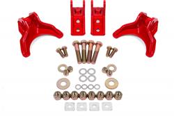 Coilover conversion kit, rear, non-adj shock mt, w/o CAB, Red, 1982-2002, 3rd Gen F-Body