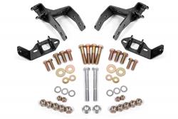 Shock Mounts, Coilover Shock, Black Hammertone, Buick, Chevy, Oldsmobile, Pontiac, Kit