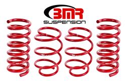 Lowering Springs, 1.25 in. Front, 0.50 in. Rear, Red Powdercoated, Ford, Kit