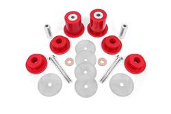 Differential Housing Mount Bushings, Polyurethane, Red, Dodge, Each