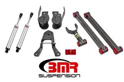 Suspension Package, Level 1 Drag Race, Rear, Shocks/Struts, Control Arms, Steel, Black, Ford, Kit