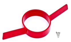 Driveshaft Safety Loop, Bolt-On, Red Powdercoated, Steel, GM, A-Body, Each