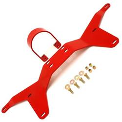 Driveshaft Safety Loop, Bolt-On, Red Powdercoated, Steel, Ford, Each