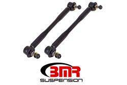 Sway Bar End Links, Black Anodized, Front, Chevy, Pontiac, Pair