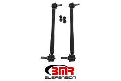 Sway Bar End Links, Black Anodized, Front, Chevy, Pair