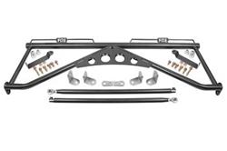 Harness bar, Black Hammertone, 2015-2020, S550 Mustang