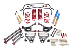 Suspension Package, Level 3, Lowering, Coil Springs, Shocks/Struts, Sway Bars, Buick, Chevy, Olds, Pontiac, Kit