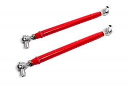 Lower control arms, DOM, Double Adjustable, Red Powdercoat, Chevy, Pontiac, Pair