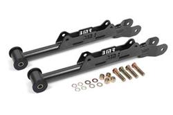 Lower control arms, rear, DOM, non-adjustable, delrin, Black Hammertone, 2010-2015, 5th Gen Camaro