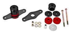 Motor Mounts, Complete Mount, Bolt-In, Steel, Black Hammertone Powdercoated, Ford, Kit