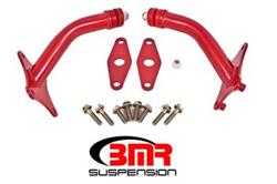 Motor Mounts, Complete, Steel, Red Powdercoated, Chevy, Pair