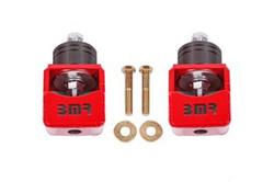 Motor mount kit, solid bushings, Red