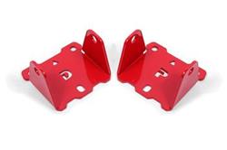 Motor mount kit, engine side, solid, Red, 1982-1992, 3rd Gen F-Body