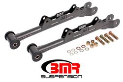 Control Arms, Rear Lower, Tubular, Chromoly, Black Hammertone Powdercoated, Chevy, Pair