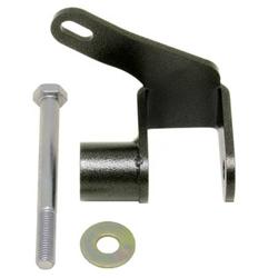 Panhard Bar Relocation Bracket, Bolt-In, Black Hammertone Powdercoated, Ford, Each