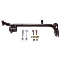 Manual Steering Rack Conversion Bracket, Black Hammertone, Chevy, Pontiac, Kit